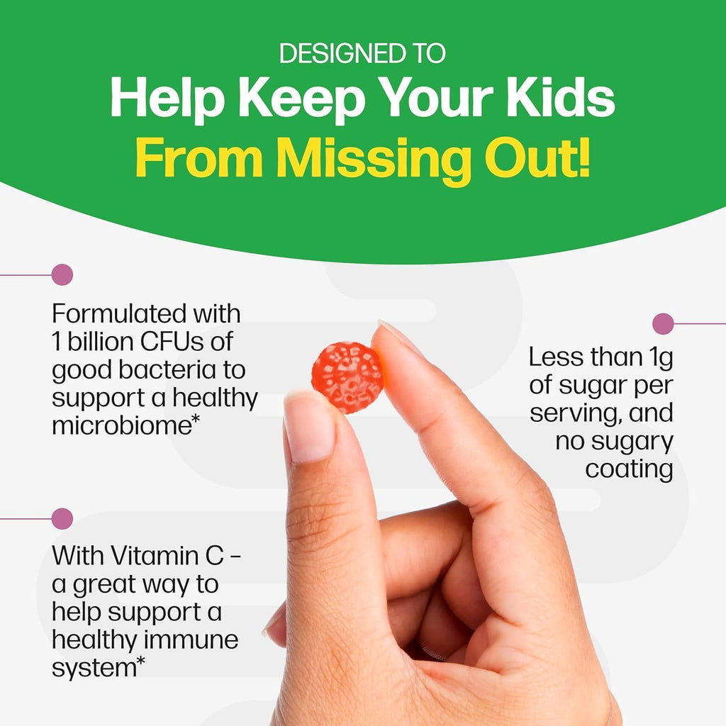 Culturelle Kids Probiotic Gummies box and bottle packaging display