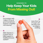 Culturelle Kids Probiotic Gummies box and bottle packaging display