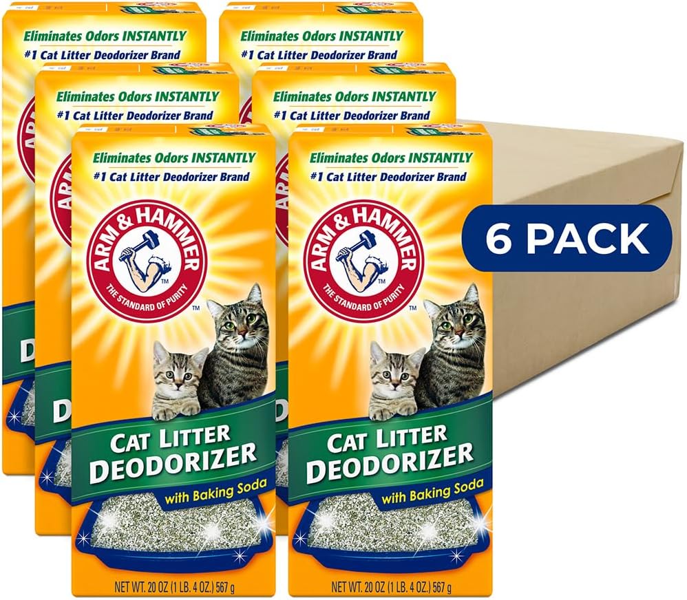 Multi cat household odor solution with baking soda crystal powder packaging