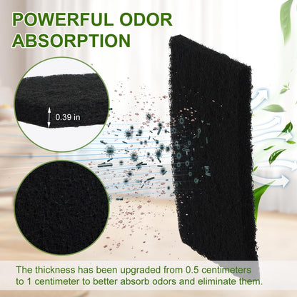 KUILONGT double thickness activated carbon replacement liners ten pack
