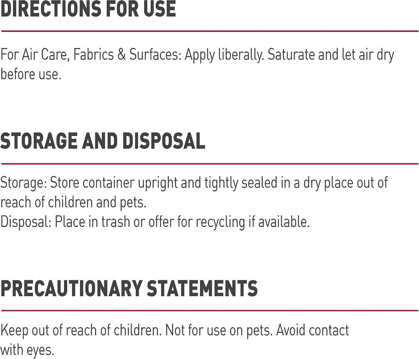 Natures Miracle air and fabric deodorizer 24 fluid ounce bottle