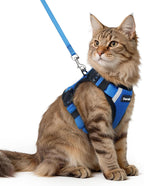 Dooradar Cat Harness and Leash Set, Escape Proof Soft with 3 Adjustable Buckles, Comfortable Vest Easy to Wear Kitten Harness with Reflective Strip, Safe for Outdoor Walking, Black, S - Image 14