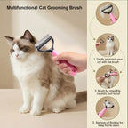 Dhgate multifunctional deshedding tool seventeen tooth side thinning dog undercoat fur