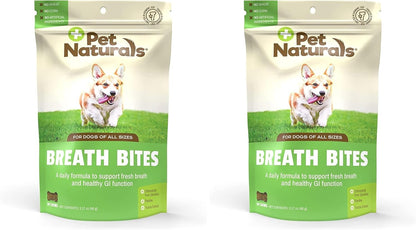 Pet Naturals dog breath freshener chews containing spirulina and parsley ingredients list