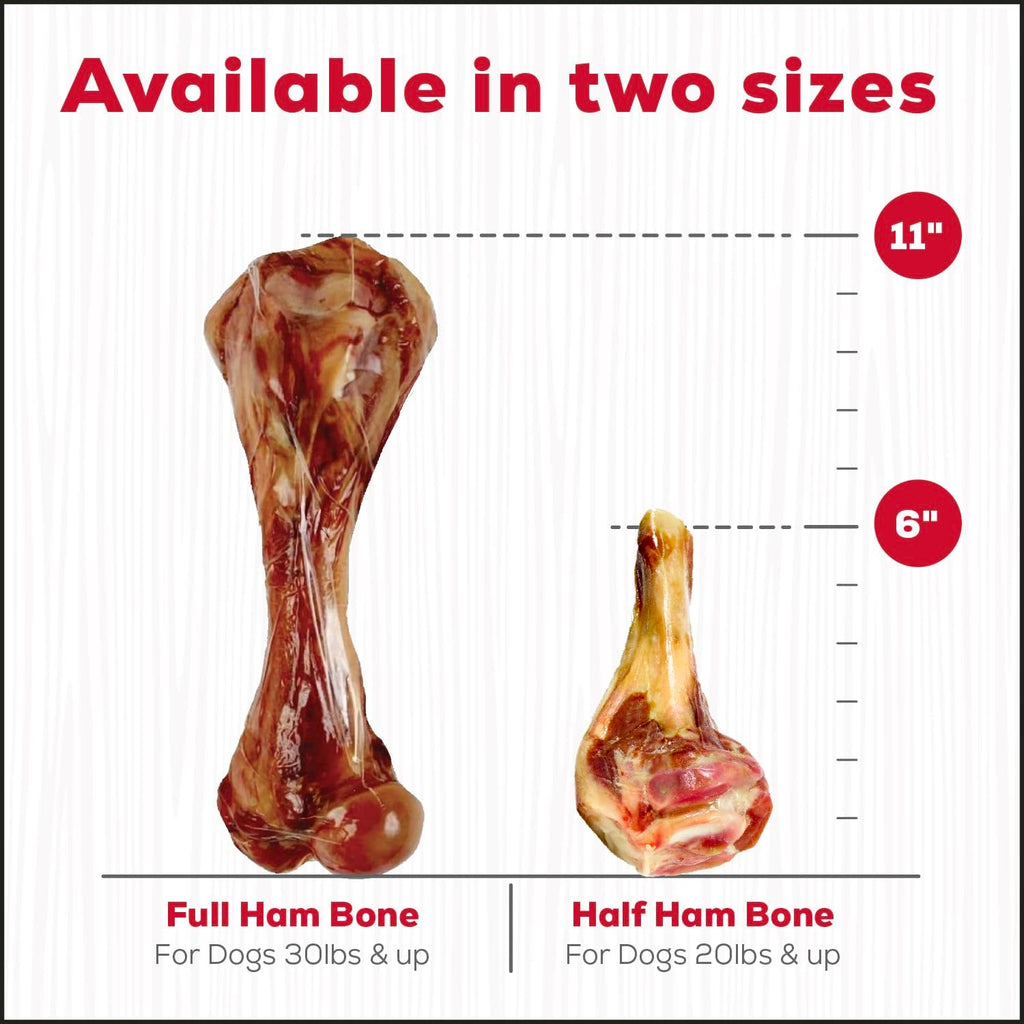 Two pack of Country Kitchen Serrano ham bones for dogs