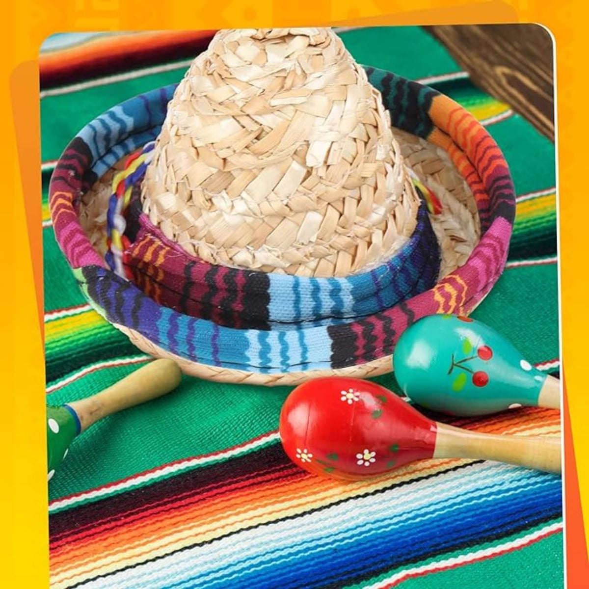 Pack of two festival party hats designed for small animals and exotic pets