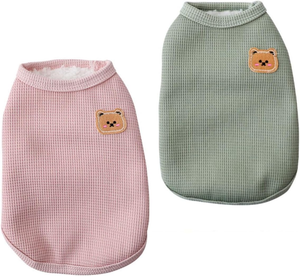 Three piece set of Biecwiay dog shirts folded