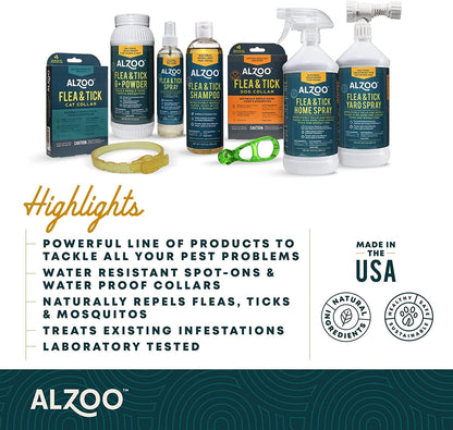ALZOO non toxic paraben free dog grooming wash for sensitive skin