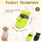 Andiker dog boots with adjustable drawstring close up
