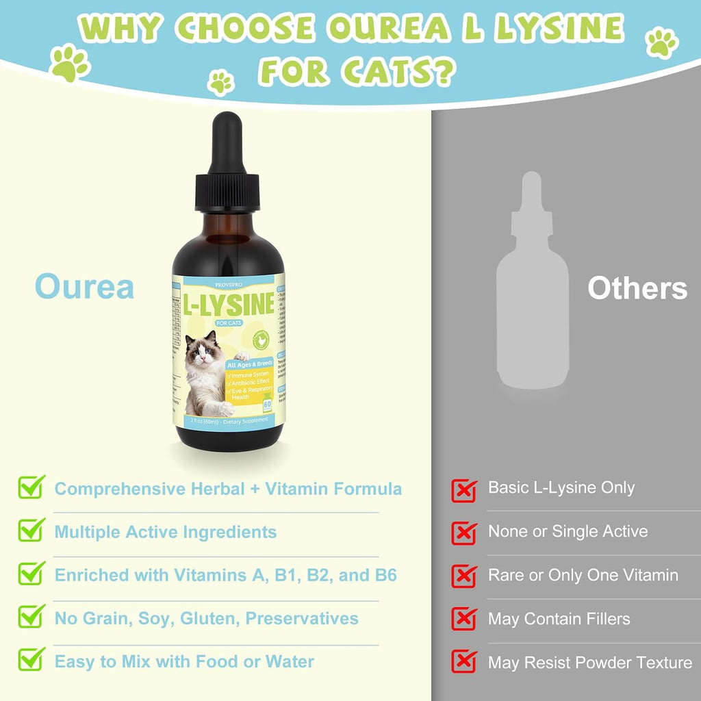Natural feline defense support liquid supplement for sneezing kittens