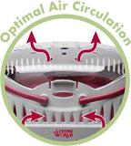 Living World pet carrier side angle view