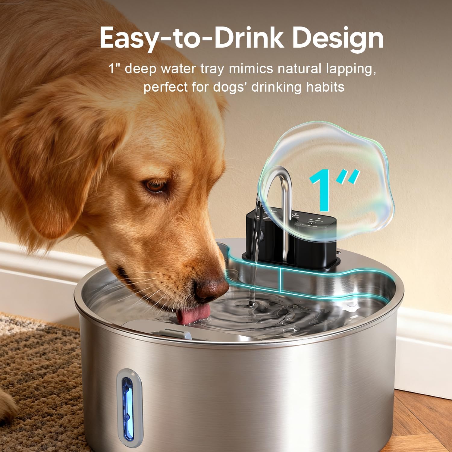 Rechargeable battery pack for Voluas pet water fountain