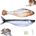 Autrety dual speed adjustment interactive cat ball toy being activated by a feline touch.