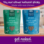 Get Naked chicken flavored healthy immune support dog chews lifestyle shot
