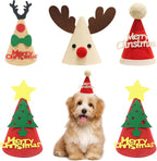 10 Pcs Dog Birthday Hat Set for Small Medium Dogs Cat Puppies, Mini Party Hat with Adjustable Headbands, Cute Pet Hat with Pompons for Birthday Christmas Party Decoration Accessories (Large 5 Inch) - Image 11