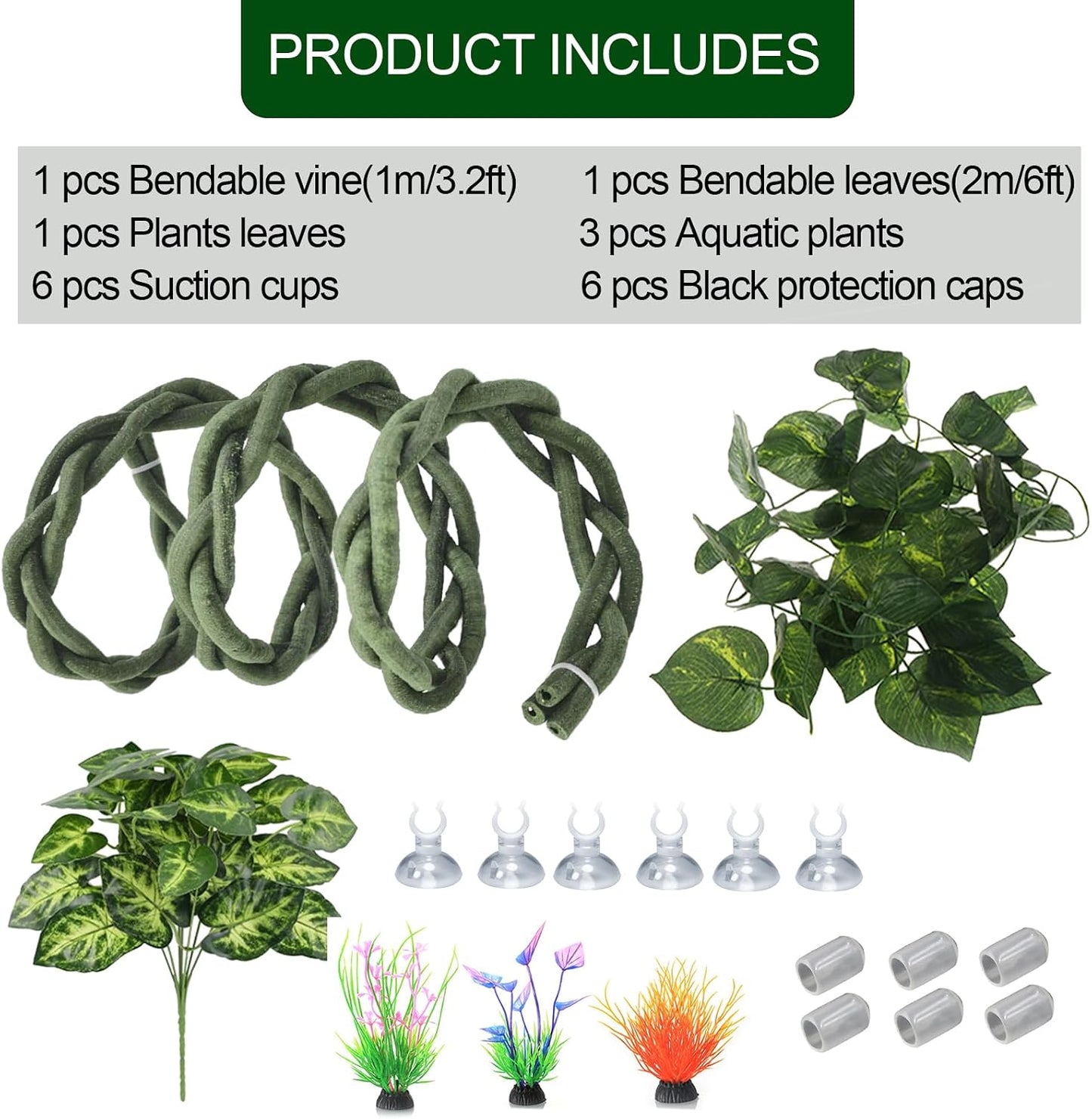 Example of 3D climbing path created with bendable reptile vines