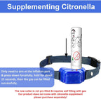 Citronella Bark Collar for Dogs, [No Spray Refill] Spray Dog Training Collar, Humane Citronella Dog Barking Collars, Safer Anti Barking Control Spray Collar for L/M/S Dogs Blue - Image 9