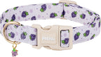 PREHAI Pink Strawberry Dog Collar Sweet Spring Summer Collars with Cute Strawberries Pattern for Female Girl Small Medium Large Dogs S - Image 10