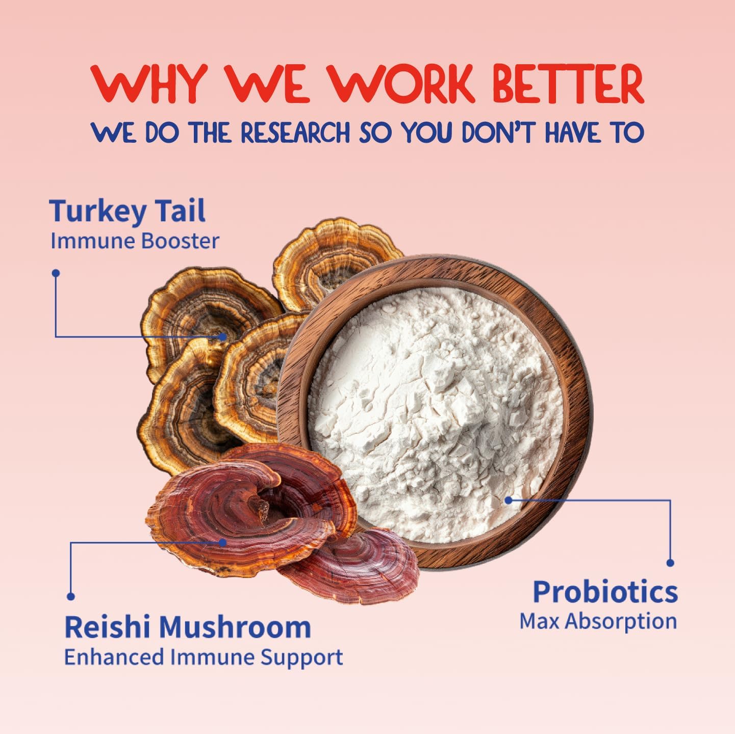 Natural lipoma treatment powder for dogs showing ingredients list and nutritional profile