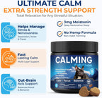 Thorixzen dog calming soft chews for separation anxiety and thunder stress