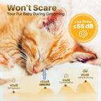 AIBORS professional pet paw trimmer d-blue color variant