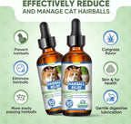Two pack of CPFK feline furball relief liquid supplement for indoor cats.