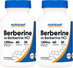 Nutricost Berberine HCl (1,200mg) 60 Capsules, 30 Servings - Image 7