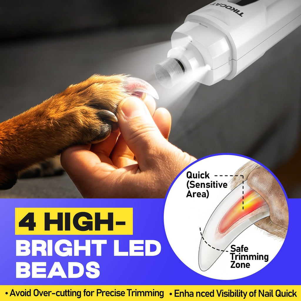Handheld Tikocat nail grinder for cats and dogs