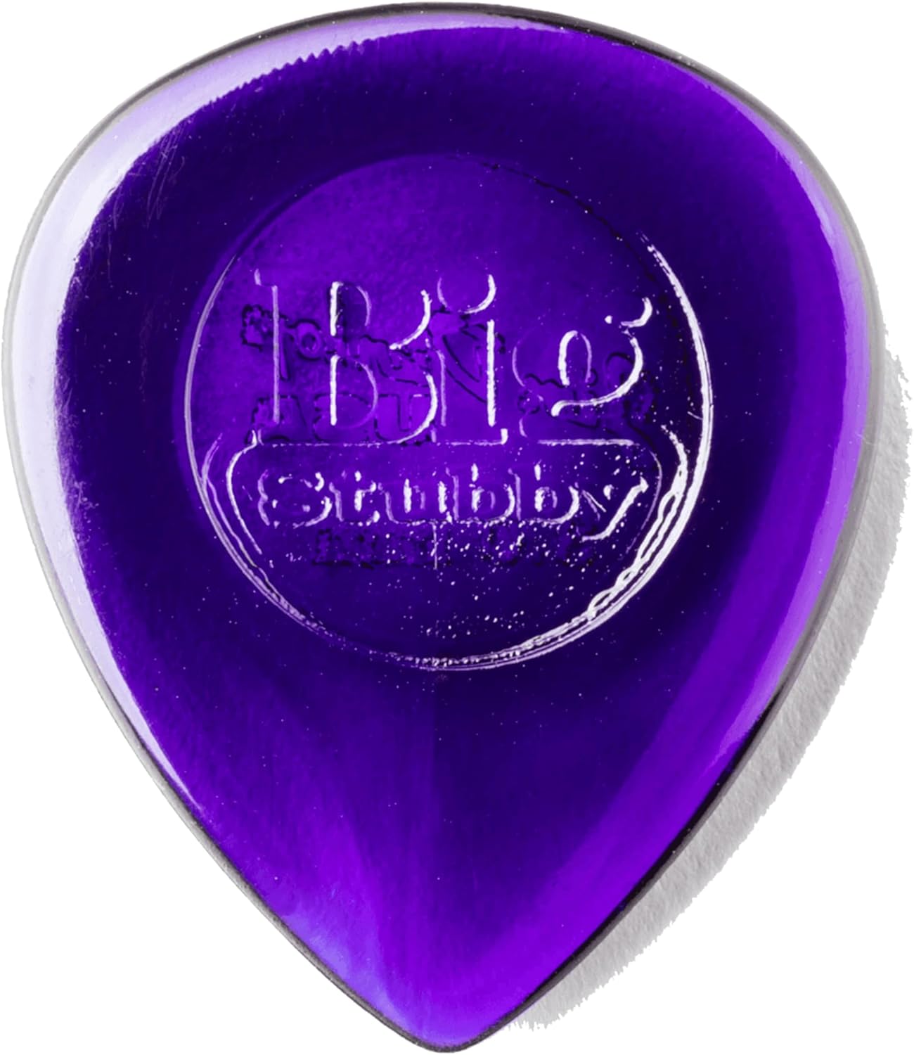 Jim Dunlop Lexan guitar plectrums showing the contoured smooth release edges