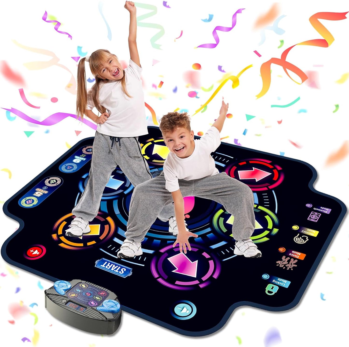 Kizjorya electronic dance mat for kids front view