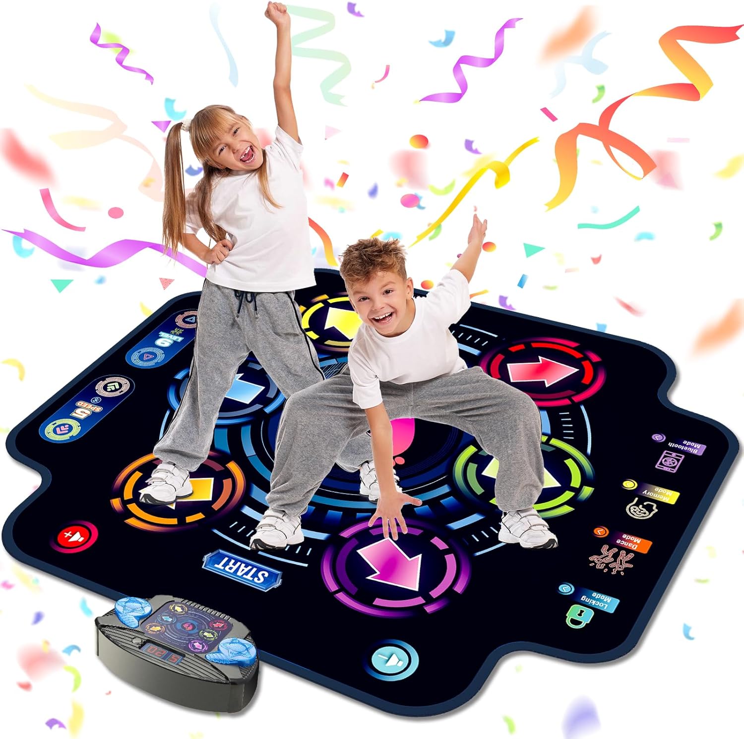 Kizjorya electronic dance mat for kids front view