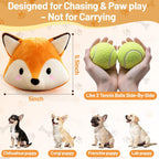 VYsTN dog toy showing USB charging port and cable