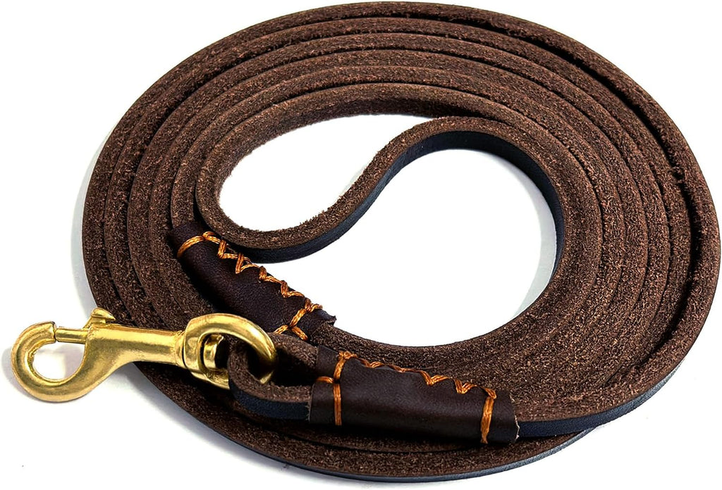 Guiding Star Leather Dog Leash 6ft, Dog Leashes for Large Dogs Heavy Duty, Soft Braided Handmade Leather Training Leash for Large & Medium Dogs (6ftx3/4inch, Black) - Image 14