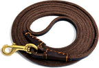 Guiding Star Leather Dog Leash 6ft, Dog Leashes for Large Dogs Heavy Duty, Soft Braided Handmade Leather Training Leash for Large & Medium Dogs (6ftx3/4inch, Black) - Image 14