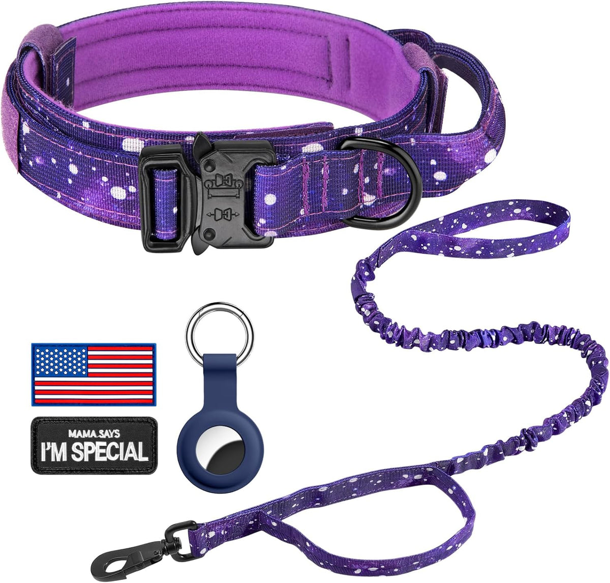 Dog wearing Daganxi tactical training collar