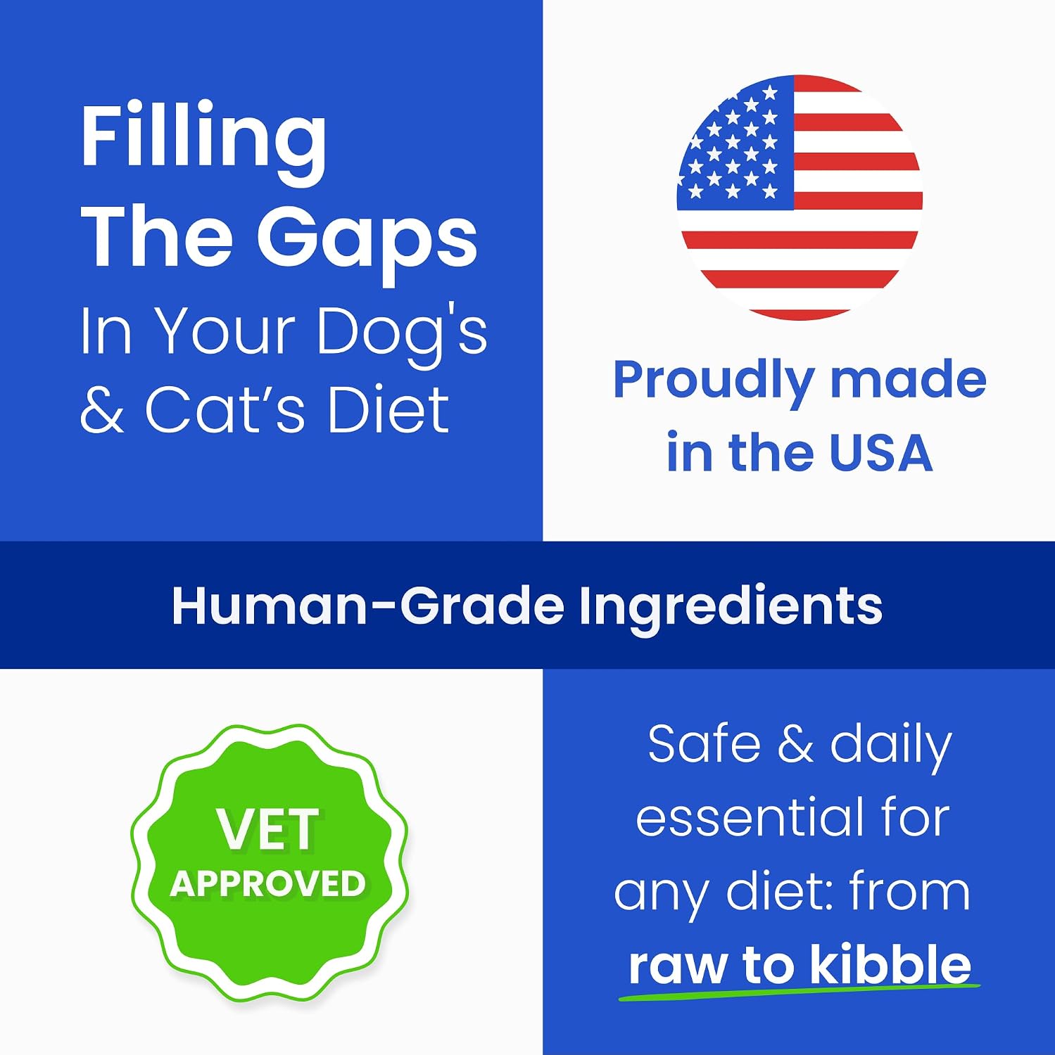 Authentic Bark And Spark imported liquid pet supplement packaging details