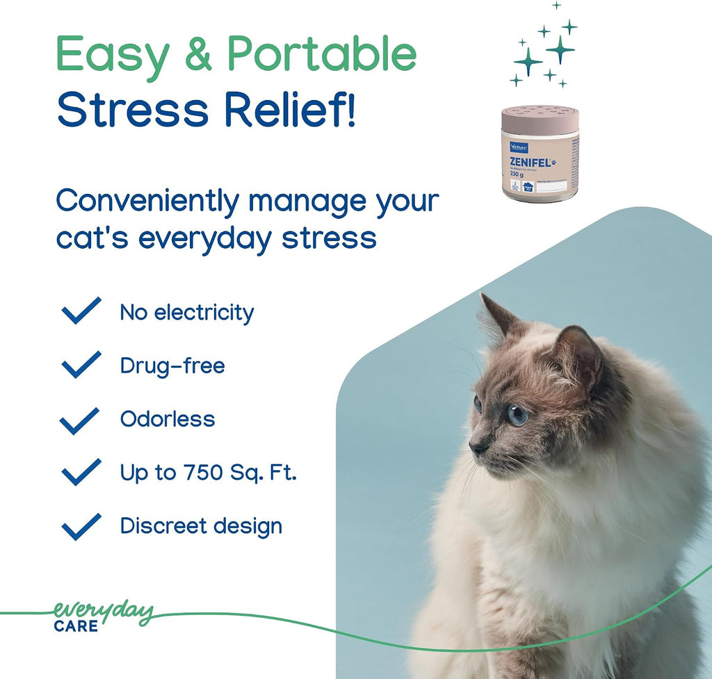 Virbac Zenifel non electric portable anxiety relief gel for kittens
