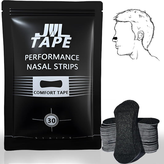 JWLTAPE Nasal Strips front packaging view for snoring relief