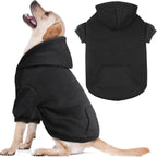 Dog Sweaters for Large Dogs Dog Hoodie Fleece Sweater Soft Clothes Sweatshirt with Pocket Hoodie for Large Dogs(Black&XXL) - Image 10