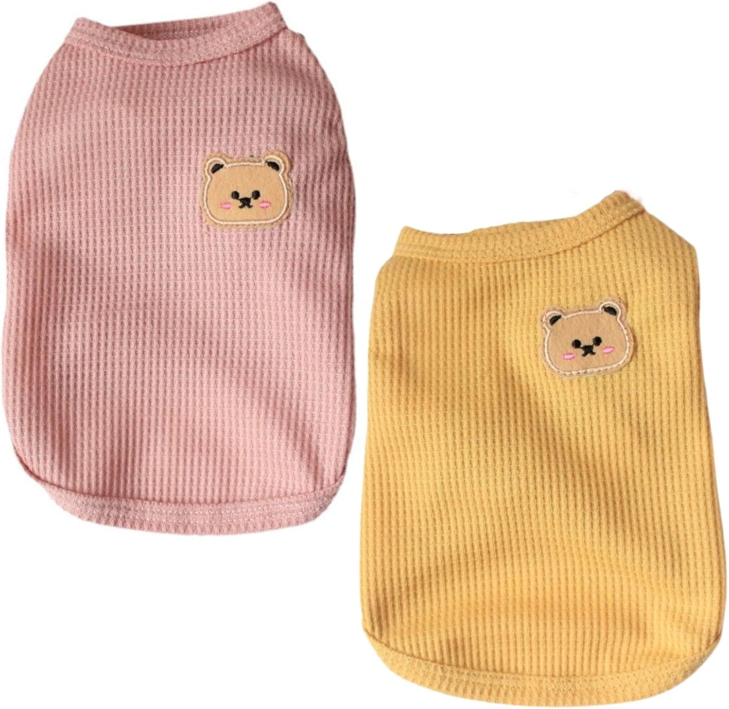 Size chart visual for Biecwiay pet clothing