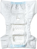 Female dog wearing Paw Inspired disposable diaper for heat cycle