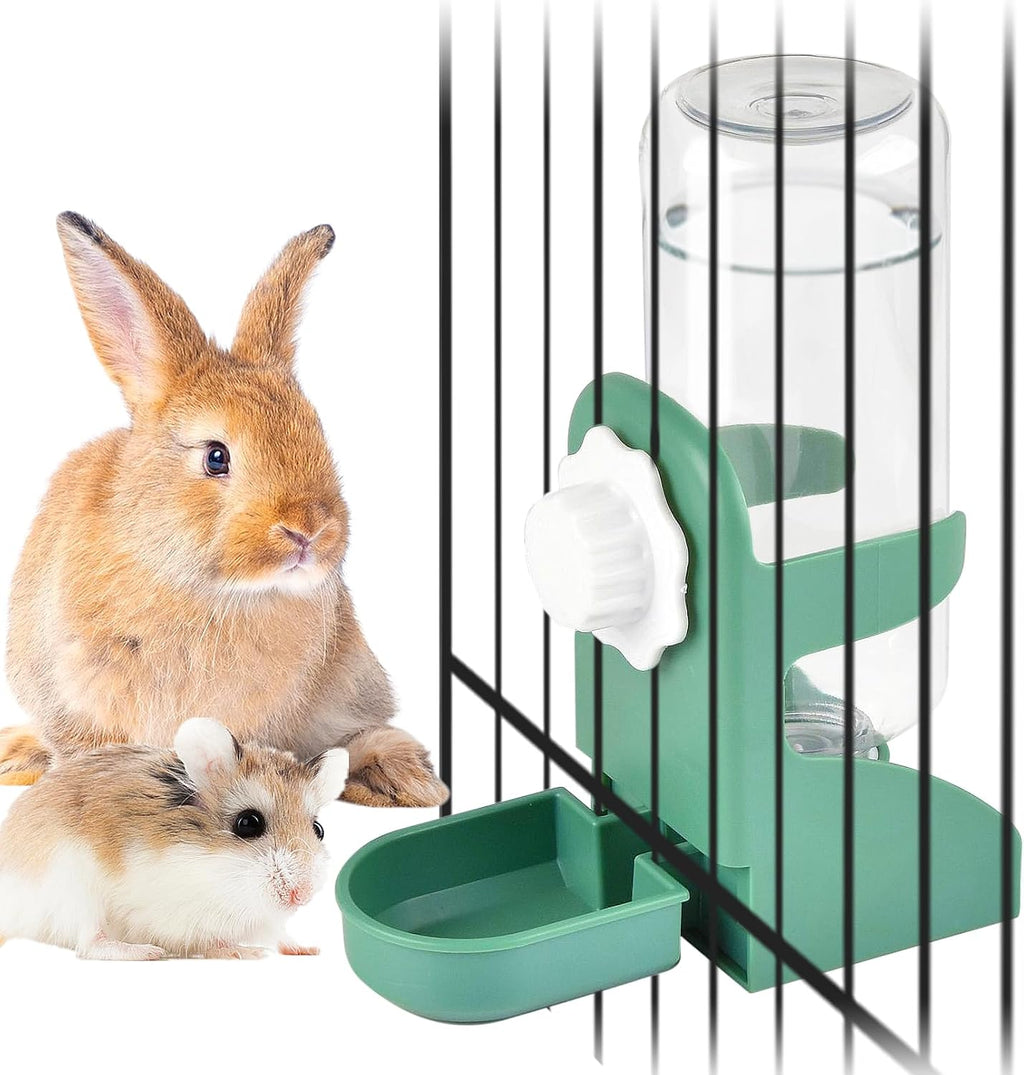 kathson Rabbit Water Dispenser for Cage 17 Oz Hanging Guinea Pig Water Bottle No Drip Gravity Automatic Bunny Water Bottle No Leak Small Animal Water Bottle for Chinchilla Ferret HamsterWhite - Image 10