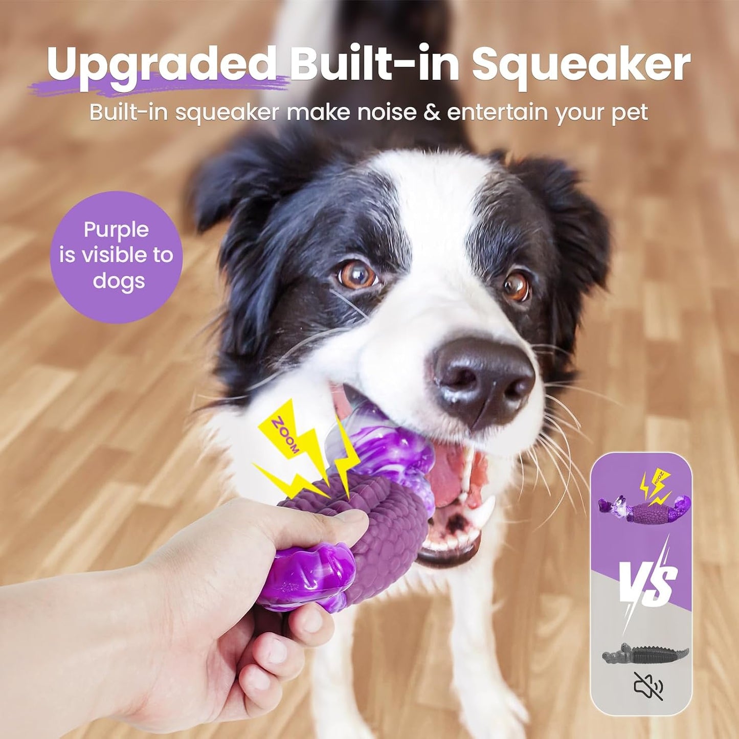 HGB durable nylon and rubber dog toy for aggressive chewers