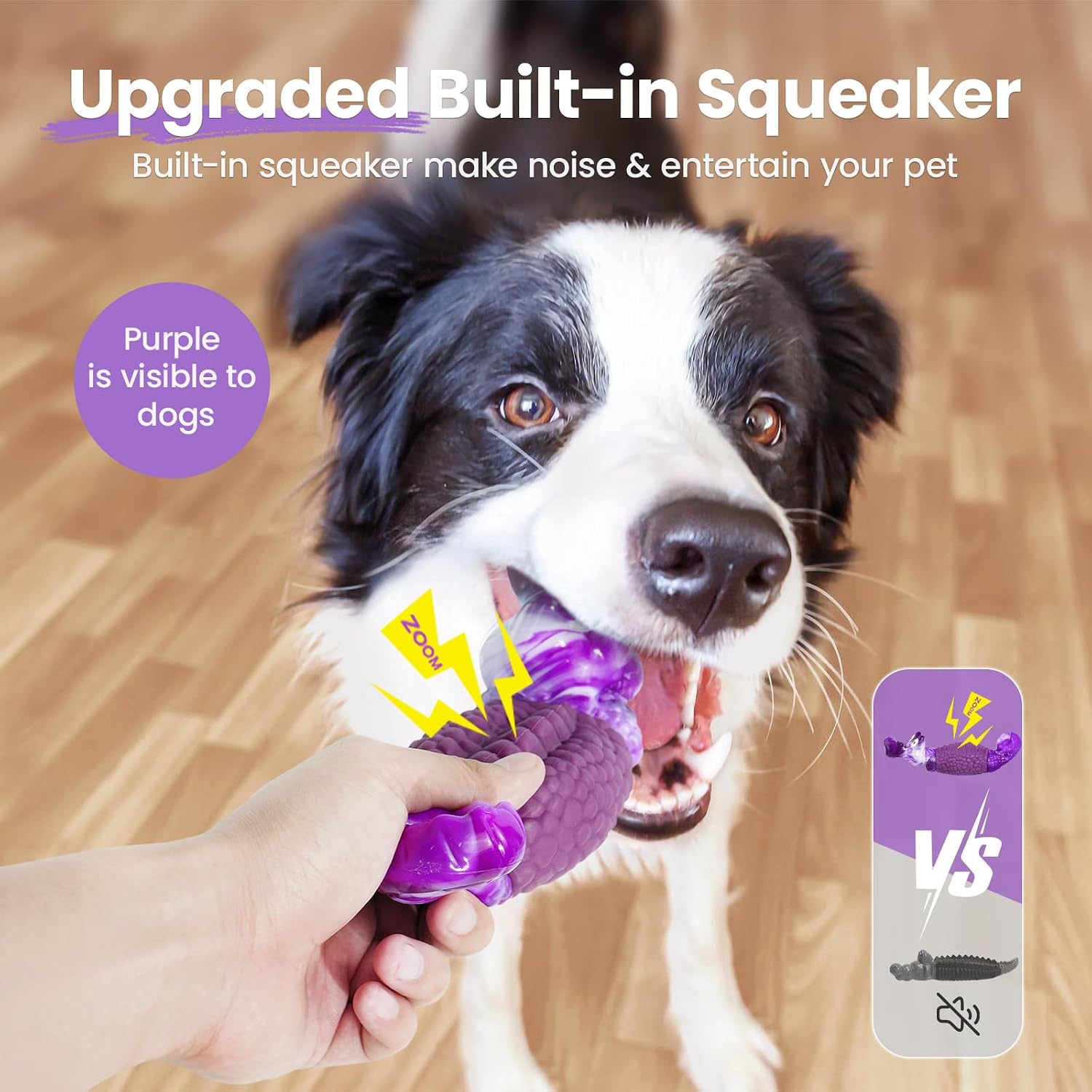 HGB durable nylon and rubber dog toy for aggressive chewers