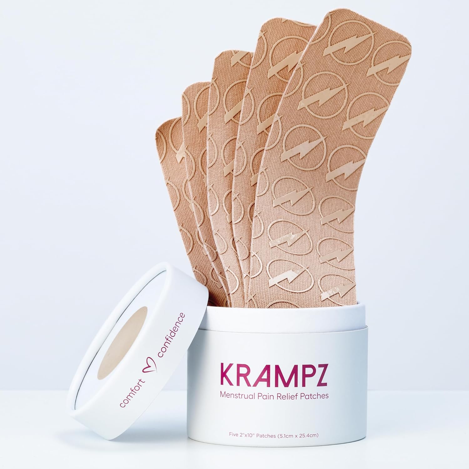 Krampz Menstrual Pain Relief Patches Tone 2 front view