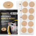 MagnetRX Magnetic Acupressure Patches front packaging showing 20 count pack for pain relief.