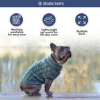 Premium polycore yarn stretch fit dog clothing detail