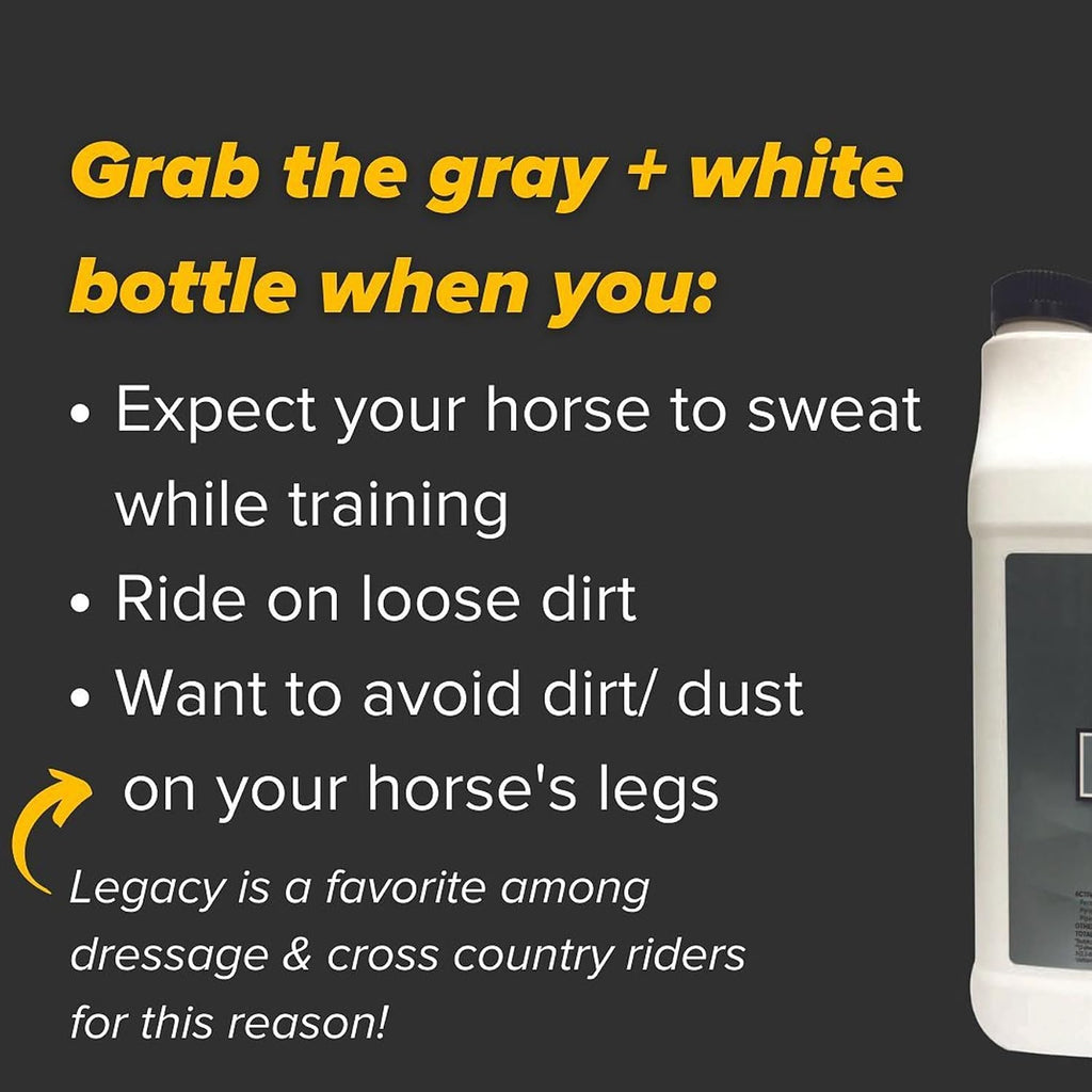 Sweat resistant horse fly spray with micronized silicone