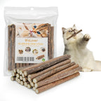 WoLover Silvervine Sticks for Cats, Natural Catnip Matatabi Chew Sticks Teeth Molar Chew Toys for Cat Kitten Kitty (at Least 12 PCS) - Image 9