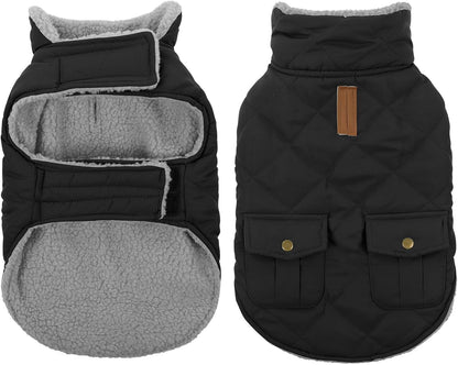 Queenmore Warm Coat for Cold Weather, Quilting Winter Jacket With Ultra Thick Plush Lining and Storage Pockets (Green, Medium) - Image 12